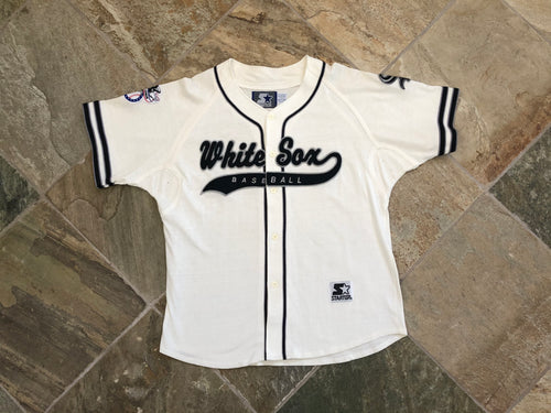 Vintage Chicago White Sox Starter Tailsweep Baseball Jersey, Size Large
