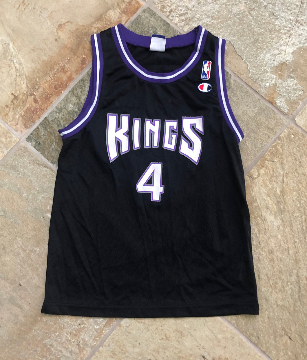 Vintage Sacramento Kings Chris Webber Champion Basketball Jersey, Size Youth 10-12