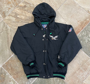 Rare Vintage Mens XL Black Philadelphia Eagles Starter Parka 