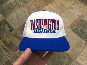 Vintage Washington Bullets Sports Specialties Laser Snapback Basketball Hat