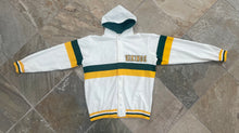 Load image into Gallery viewer, Vintage Cleveland State Vikings Sand Knit Game Worn Basketball Warm Up College Jacket, Size 44