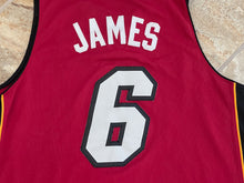 Load image into Gallery viewer, Vintage Miami Heat Lebron James Adidas Basketball Jersey, Size Large