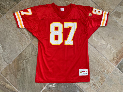 Vintage Kansas City Chiefs Tamarick Vanover Wilson Football Jersey, Size 46, Large