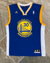 Load image into Gallery viewer, Golden State Warriors Steph Curry Adidas Basketball Jersey, Size Medium