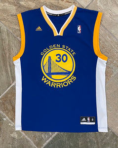 Golden State Warriors Steph Curry Adidas Basketball Jersey, Size Medium