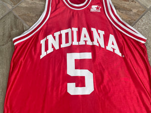 Vintage Indiana Hoosiers Starter College Basketball Jersey, Size 46, Medium