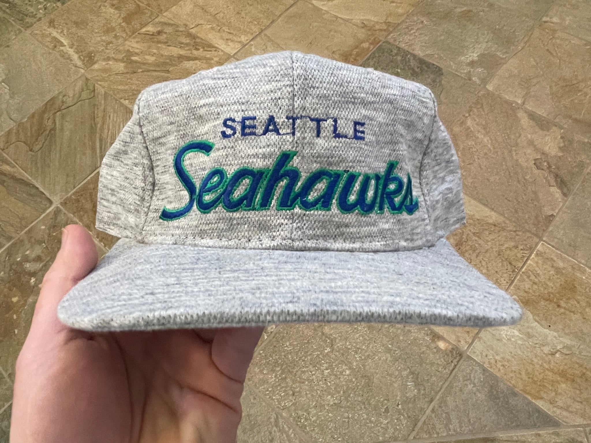 Vintage 90s Sports Specialties Seattle Seahawks Shadow Snapback Hat Cap  Wool NFL