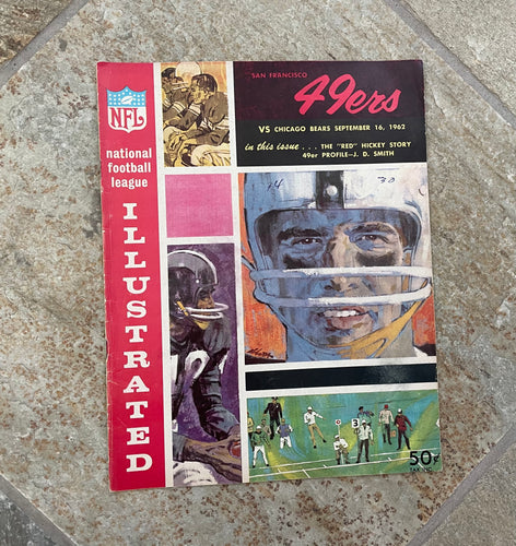 Vintage San Francisco 49ers Chicago Bears 1962 Football Program ###