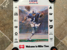 Load image into Gallery viewer, Vintage USFL Miller Light Team Football Poster