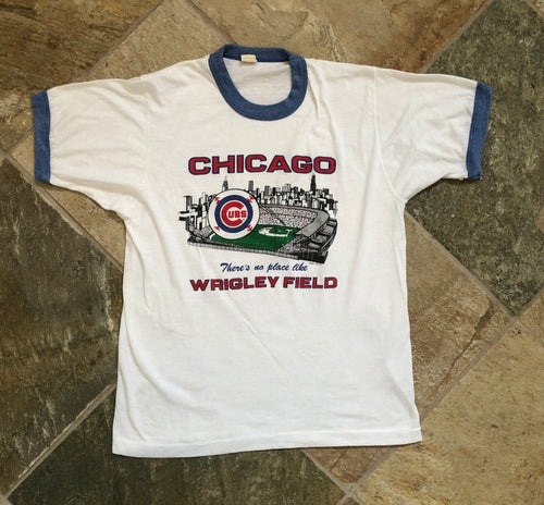 Vintage Chicago Cubs Wrigley Field Baseball Tshirt, Size XL
