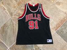 Load image into Gallery viewer, Vintage Chicago Bulls Dennis Rodman Champion Basketball Jersey, Size 52 XXL