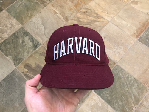 Vintage Harvard Crimson Starter Arch Snapback College Hat