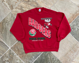 Vintage Wisconsin Badgers 1994 Rose Bowl College Football Sweatshirt, Size XL