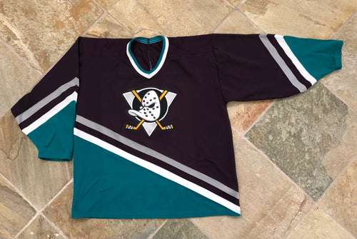 Vintage Anaheim Mighty Ducks CCM Maska Hockey Jersey, Size XL