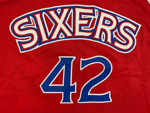 Vintage Philadelphia 76ers Jerry Stackhouse Champion Jersey, Size 48, XL