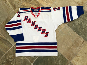 Vintage New York Rangers Jeff Beukeboom Authentic CCM Hockey Jersey, Size 48, XL