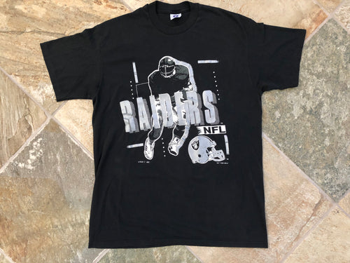 Vintage Los Angeles Raiders Logo 7 Football Tshirt, Size XL