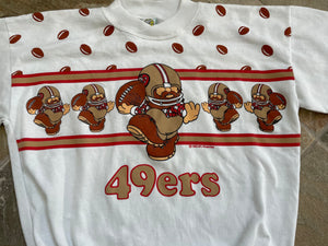 Vintage San Francisco 49ers Huddles Football Sweatshirt, Size Medium