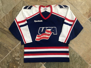 Vintage USA 1994 Olympics Reebok Hockey Jersey, Size Medium