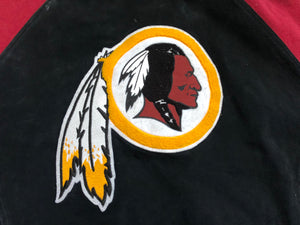 Vintage Washington Redskins Logo Athletic Leather Football Jacket, Size XXL
