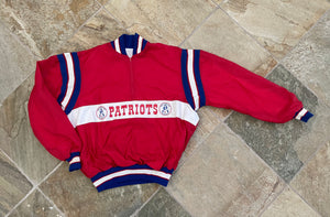 Vintage New England Patriots Delong Windbreaker Football Jacket, Size XL