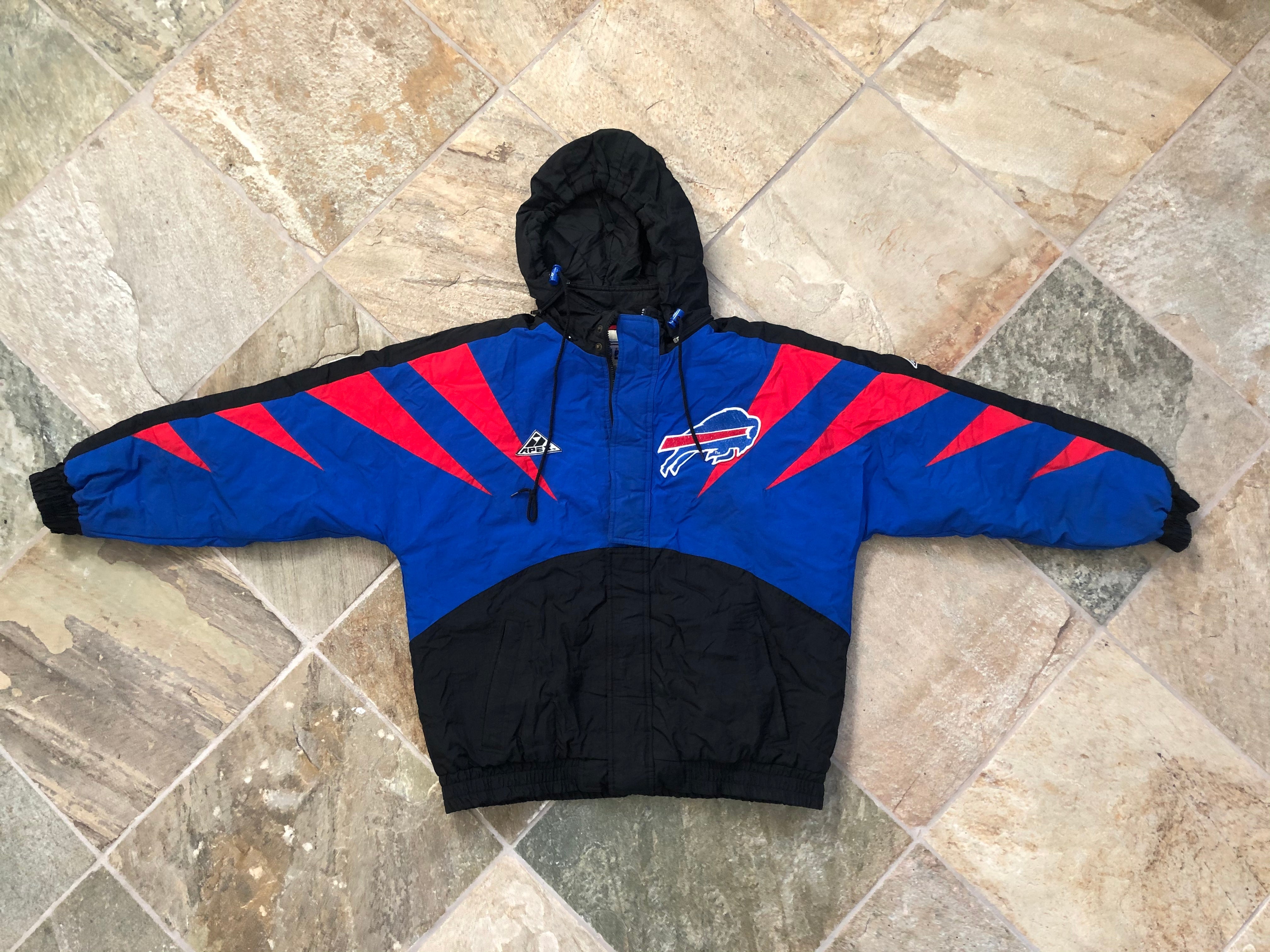 Vintage Buffalo Bills Apex One Parka Football Jacket, Size
