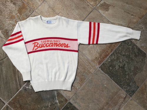 Vintage Tampa Bay Buccaneers Cliff Engle Sweater Football Sweatshirt, Size Large