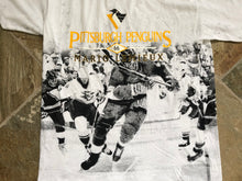 Load image into Gallery viewer, Vintage Pittsburgh Penguins Mario Lemieux Hockey Tshirt, Size XL