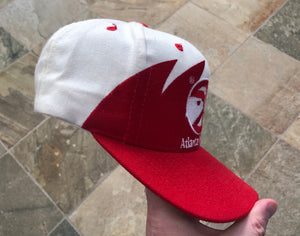 Vintage Atlanta Hawks Logo Athletic Sharktooth Snapback Basketball Hat