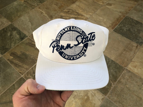 Vintage Penn State Nittany Lions The Game Circle Logo Snapback College Hat
