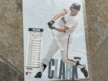 Load image into Gallery viewer, Vintage San Francisco Giants Will Clark Action Images Cardboard Standup Baseball Poster ###