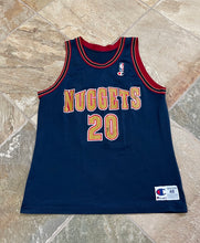 Load image into Gallery viewer, Vintage Denver Nuggets LaPhonso Ellis Champion Basketball Jersey, Size 48, XL