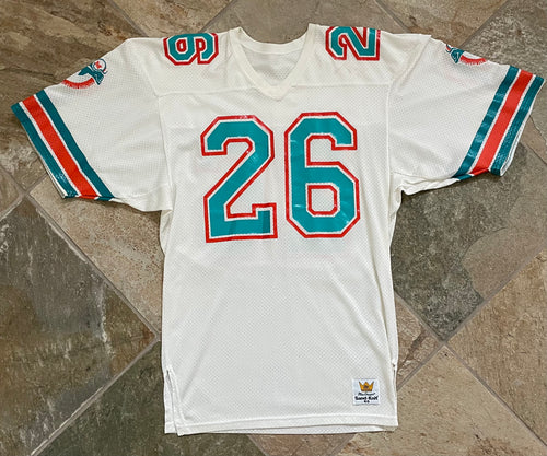 Vintage Miami Dolphins Jarvis Williams Sand Knit Football Jersey, Size 40, Medium