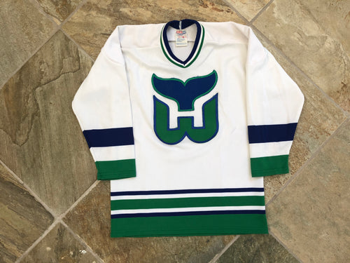 Vintage Hartford Whalers CCM Maska Youth Hockey Jersey, Size XL, 12-14