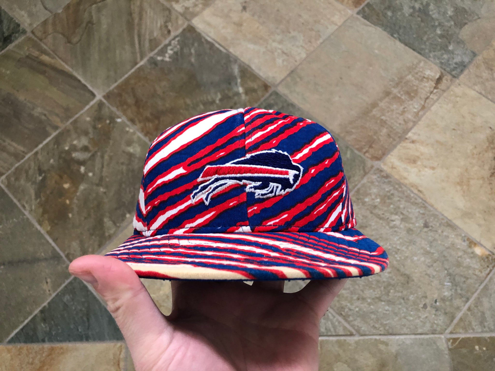 Vintage Buffalo Bills AJD Zubaz Snapback Football Hat – Stuck In