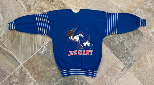 Vintage New York Giants Snoopy Peanuts Football Sweatshirt, Size Large