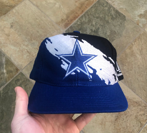 Vintage Dallas Cowboys Logo Athletic Splash Snapback Football Hat