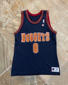 Vintage Denver Nuggets Brian Williams Champion Basketball Jersey, Size 44, Large