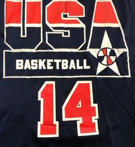 Vintage USA Alonzo Mourning Champion Basketball Jersey, Size 48, XL