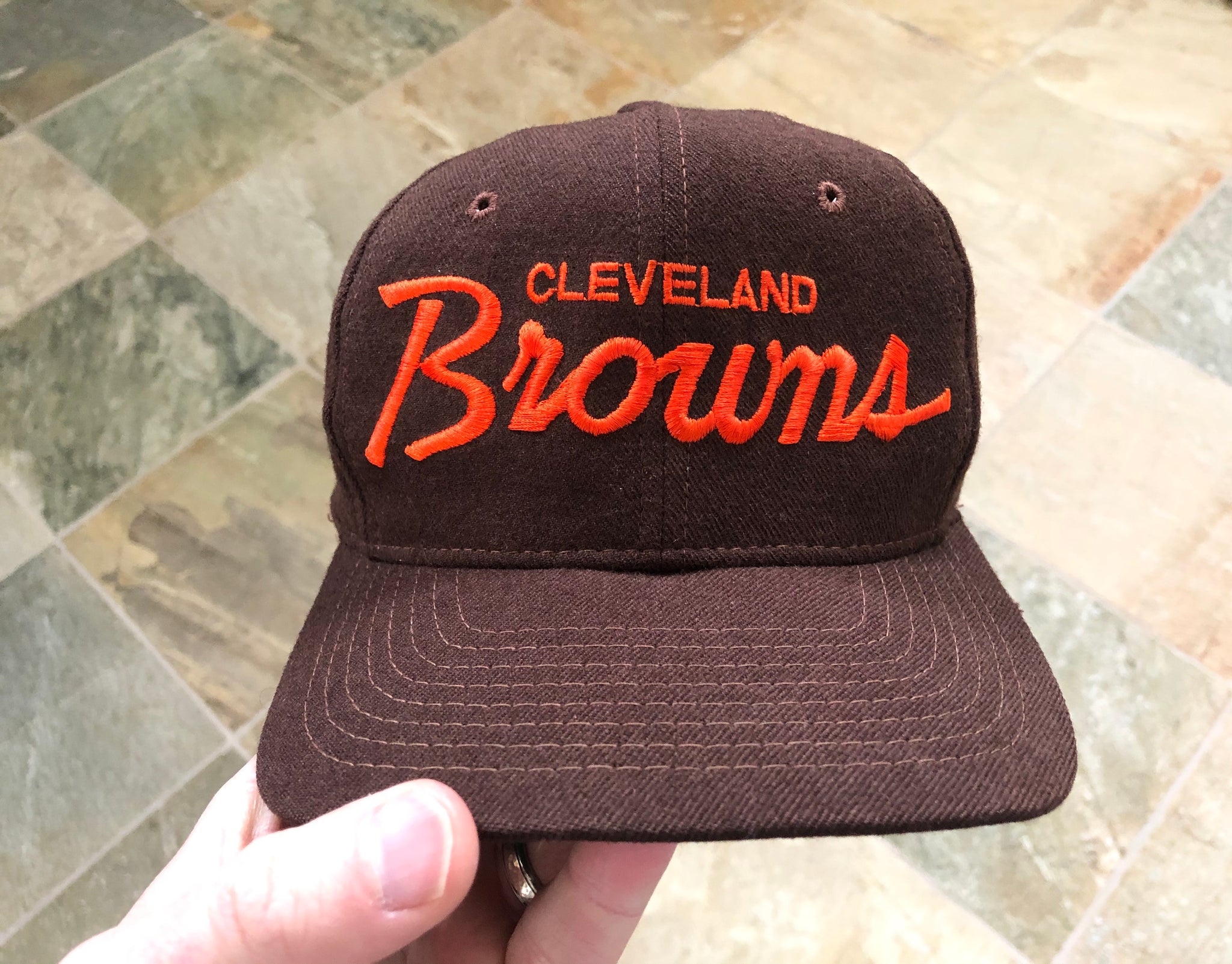 Vintage Cleveland Browns Sports Specialties Script Single Line