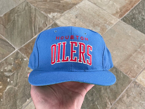 Vintage Houston Oilers Starter Arch Snapback Football Hat