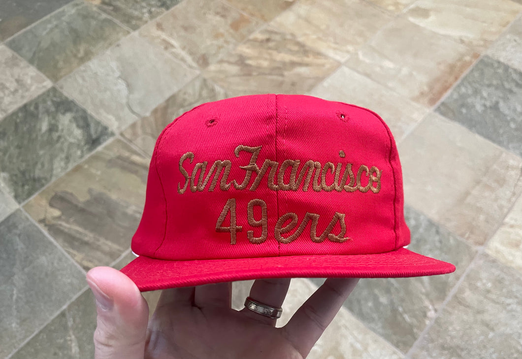 Vintage San Francisco 49ers Starter Eastport Script Snapback Football Hat