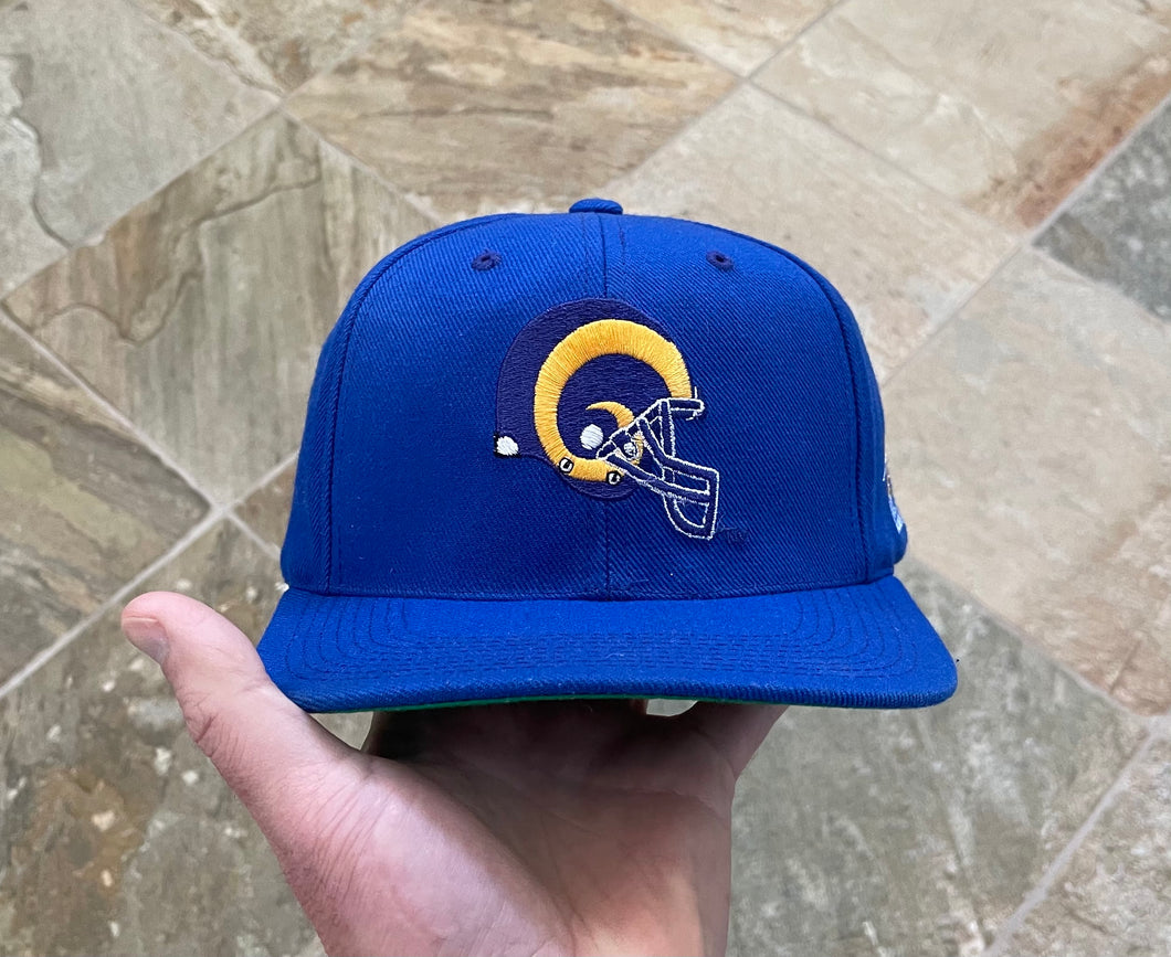 Vintage 90s St Louis Rams Strapback Hat by Logo Athletic 