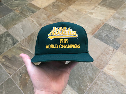 Vintage Oakland Athletics 1989 World Champions Sports Specialties Snapback Baseball Hat