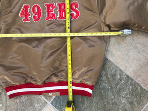 Vintage San Francisco 49ers Starter Satin Football Jacket, Size XL