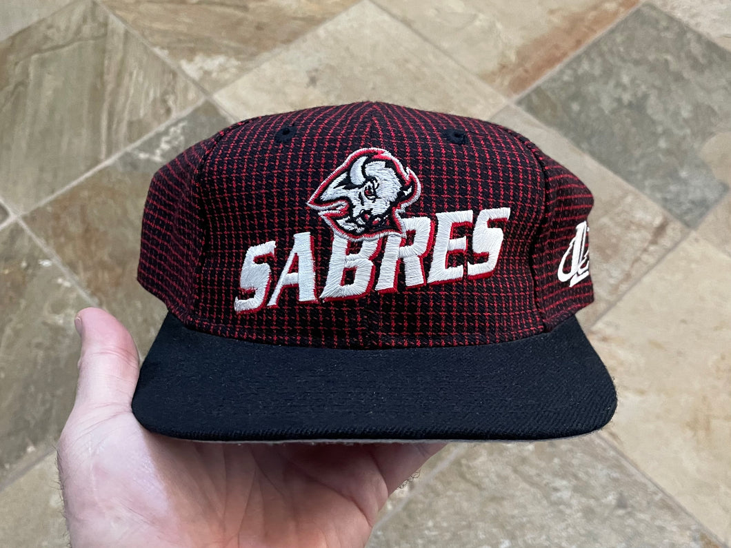 Vintage Buffalo Sabres Logo Athletic Strapback Snapback Hockey Hat