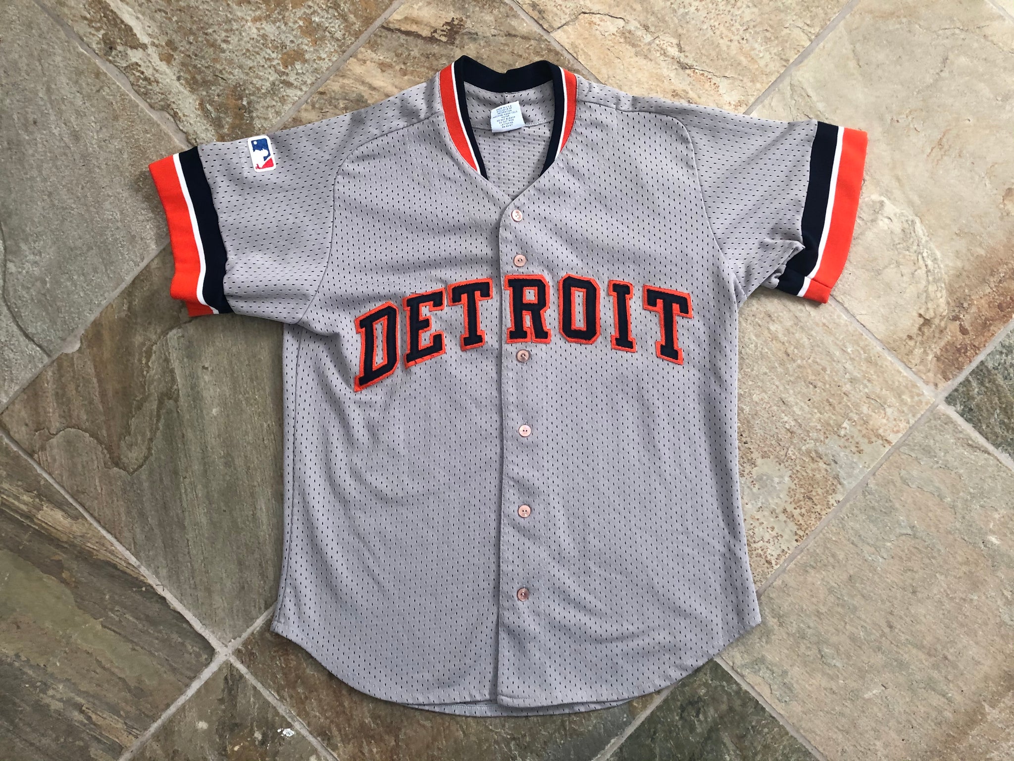 90s Vintage Detroit Tigers Pinstripe MLB Baseball Jersey Size 