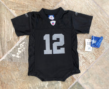 Load image into Gallery viewer, Vintage Oakland Raiders Reebok Rich Gannon Youth Onsie Football Jersey, Size 12-18 Months