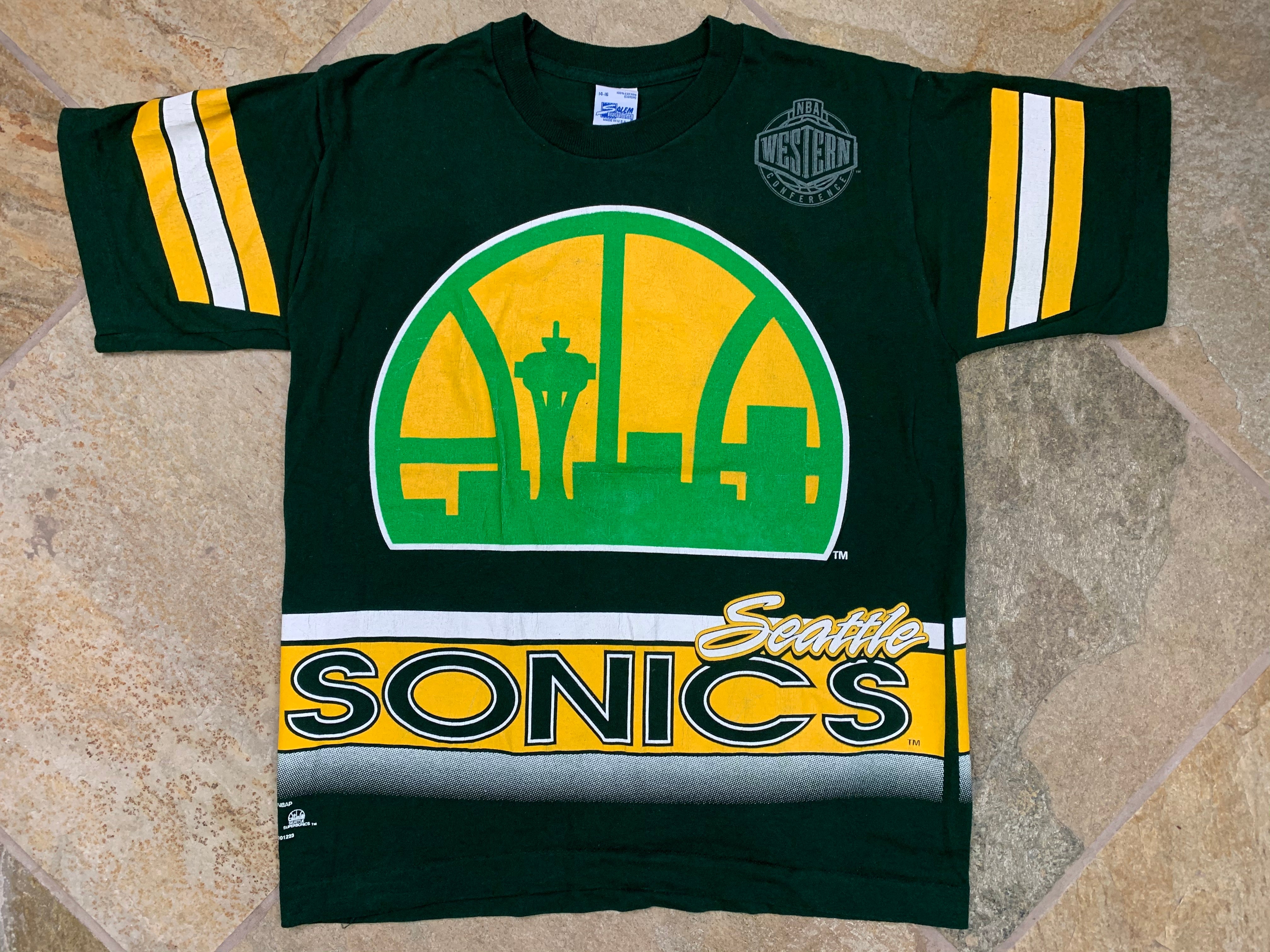 Nba Seattle Sonics Vintage Tee Shirt, Sport Style Shirt Unisex