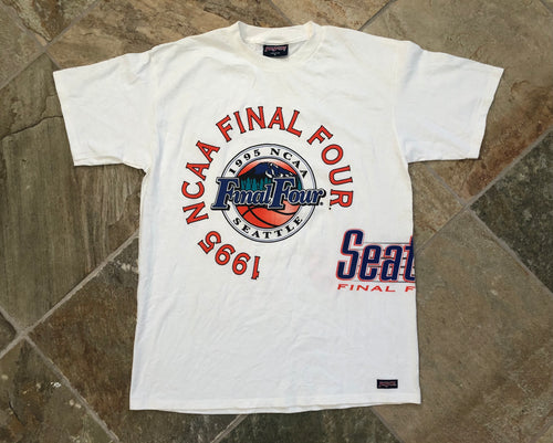 Vintage 1995 NCAA Final Four Seattle College Basketball Tshirt, Size Large